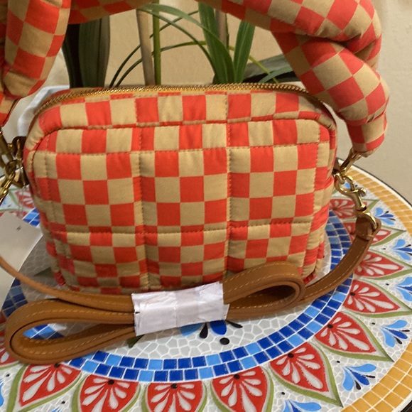Clare V.. Lucie Quilted Checker Crossbody Bag - Picture 8 of 13